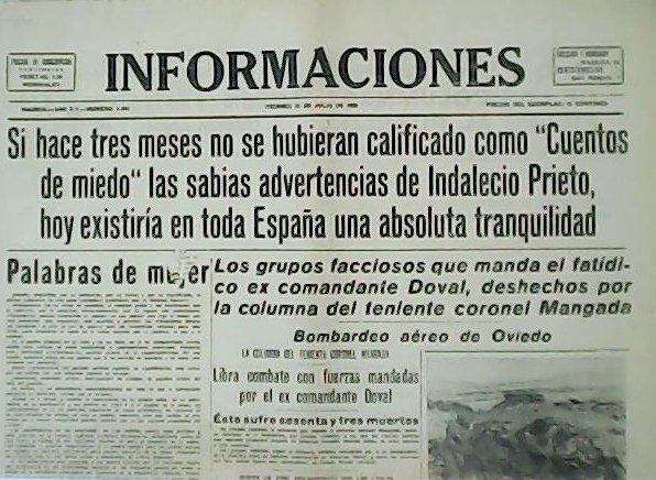 INFORMACIONES. Año XV. Nº4.483.