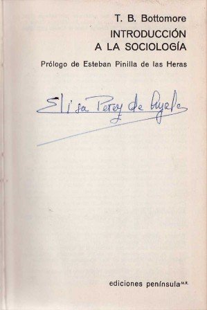 Introducción a la sociología. Prólogo de Esteban Pinilla de las …
