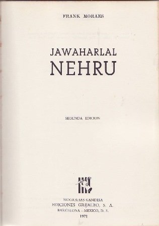 Jawaharlal Nehru.