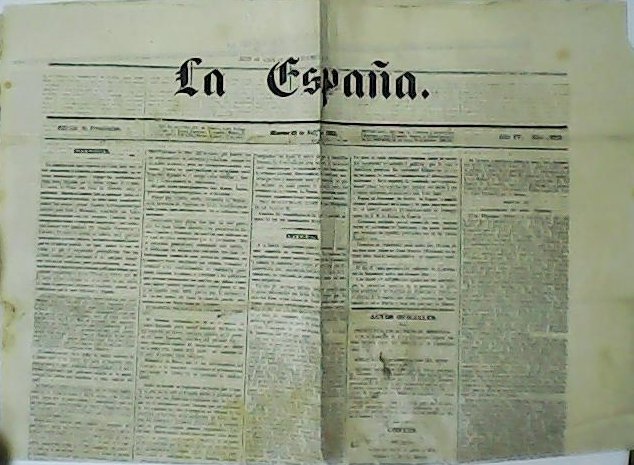 LA ESPAÑA. Año IV. Nº1.012. | Immagine principale