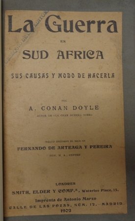 La Guerra en Sud Africa. Sus causas y modo de …