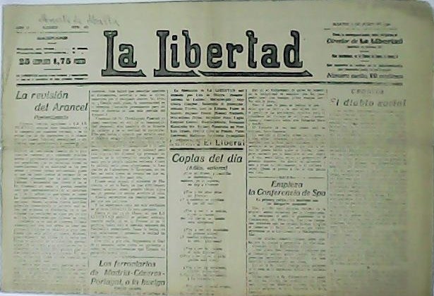 LA LIBERTAD. Año II. Nº183. | Immagine principale