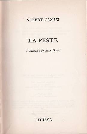 La peste.