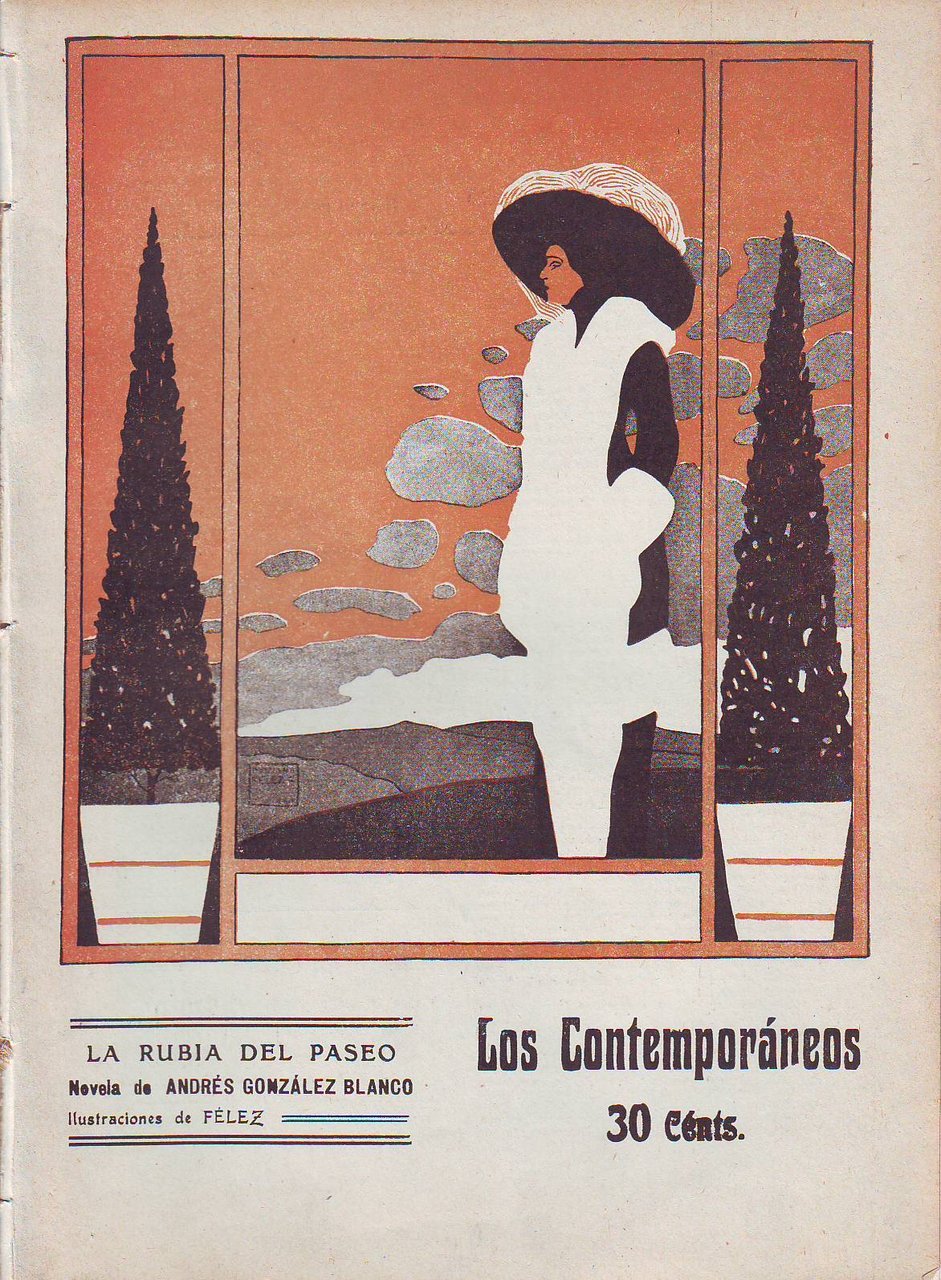 La rubia del paseo. Ilustr. de Félez.