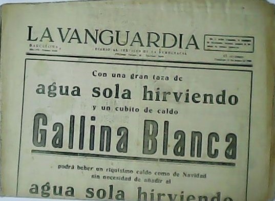 LA VANGUARDIA. Año LVII. Nº23.041.