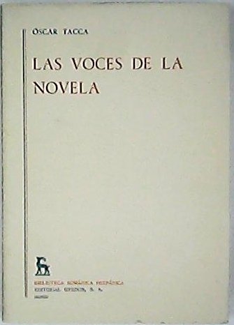 Las voces de la novela.