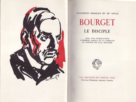 Le Disciple. Avec une introduction d'Edmond Jaloux et un potrait …
