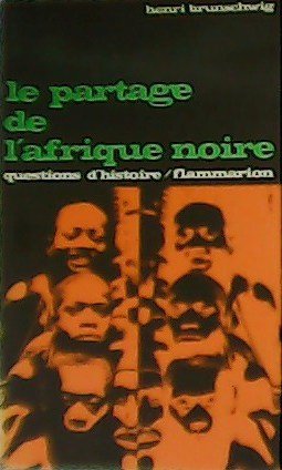 Le partege de l´Afrique noire.