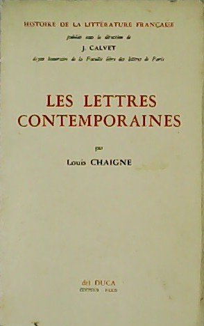 Les Lettres Contemporaines.