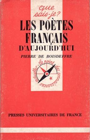 Les poètes français d'aujourd'hui (1939-1979).