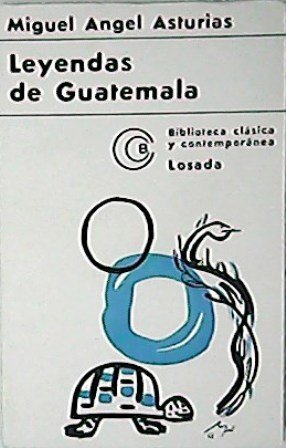 Leyendas de Guatemala. Cubierta de Baldessari.