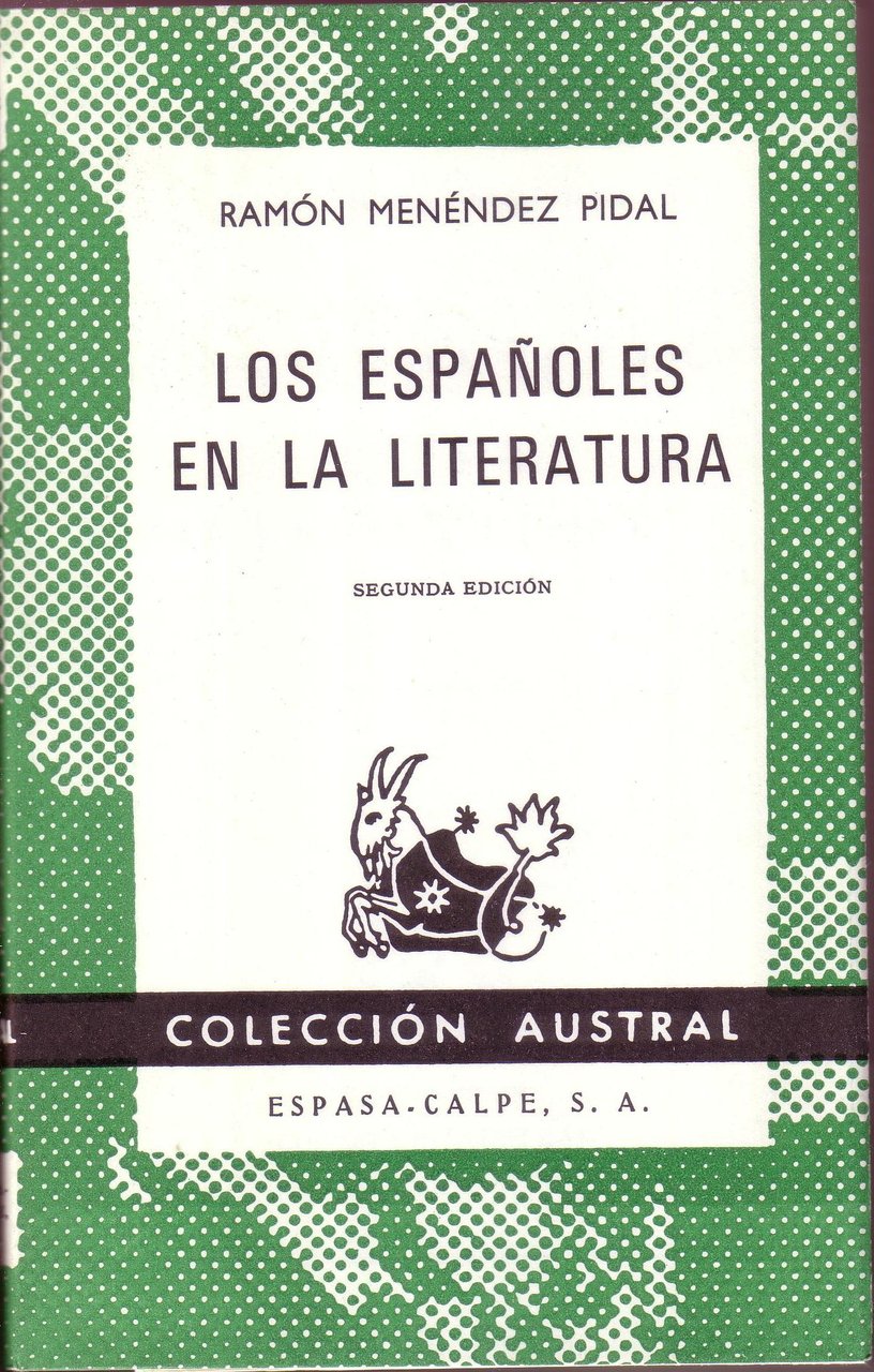 Los españoles en la literatura.