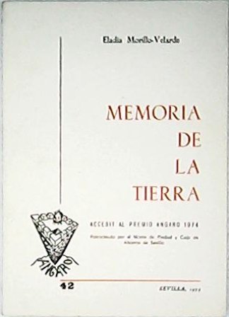 Memoria de la tierra. Prólogo de C. Murciano.