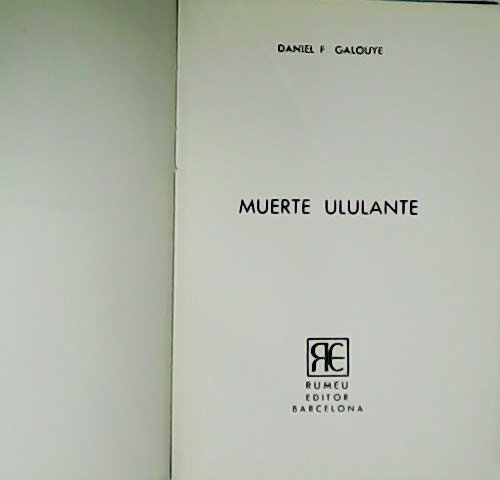 Muerte ululante.