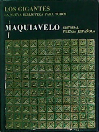 Nicolás maquiavelo.