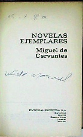 Novelas ejemplares.