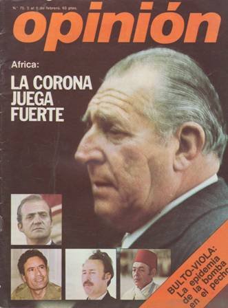 OPINIÓN. Nº 70. Febrero, 1978. Director: José Manuel Gironés. SUMARIO.- … | Immagine principale