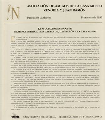 PAPELES DE LA ALACENA. Num. 1, Primavera de 1993. Colaboran: Fernando Jiménez, Matilde Donaire, Carlos Muñiz Romero, David Herrera, Pilar Paz.