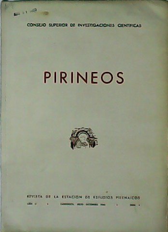 Pirineos. Revista de la Estación de Estudios Pirenaicos. Año II. … | Immagine principale