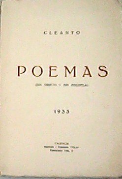 Poemas. (Sin objeto y sin Escuela).