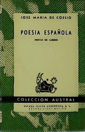 Poesía española. Notas de asedio (Berceo, Cancioneros, Garcilaso, Fray Luis …