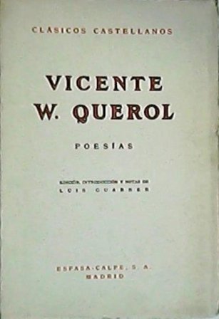 Poesías. Introducción, edición y notas de Luis Guarner.