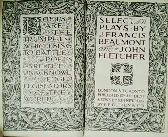 Poetry and the drama.