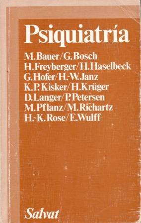 Psiquiatría. Textos para a preparación de psiquiatría clínica y social, …