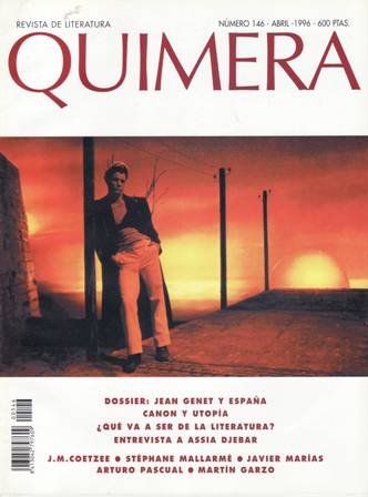 QUIMERA Nº 146. Abril 1996. Revista de literatura. Director: Miguel …