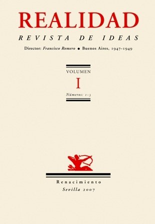 REALIDAD. Revista de Ideas (Buenos Aires, 1947-1949). Colección completa (18 …