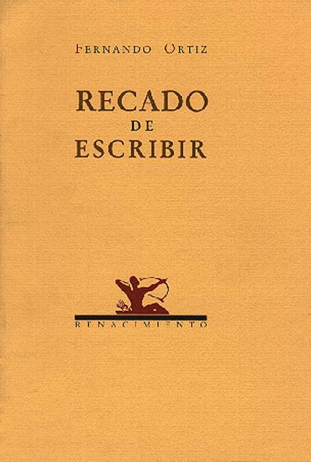 Recado de escribir. Poesía.
