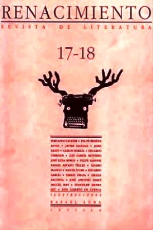 RENACIMIENTO, nº17-18.- Revista de Literatura. Colaboran: F. Savater, F. Benítez …