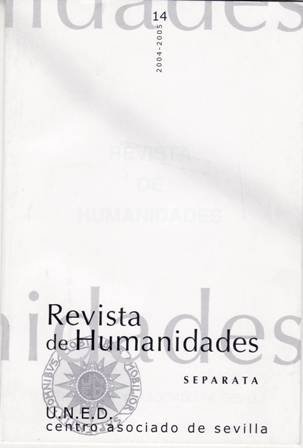 Revista de Humanidades, nº 14, 2004-2005. Separata. Director: Bernardo Pareja …