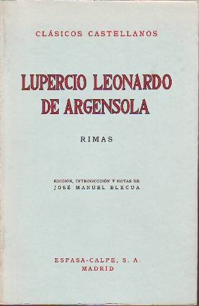 Rimas. Edición, introducción y notas de José Manuel Blecua.