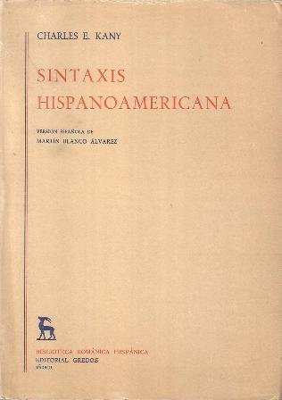 Sintaxis hispanoamericana.