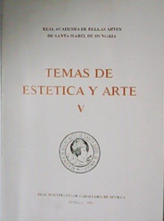 Temas de Estética y Arte V.
