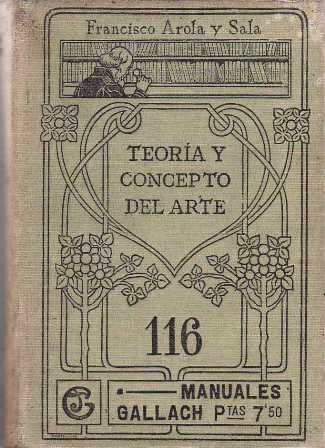 Teoría y concepto del arte.