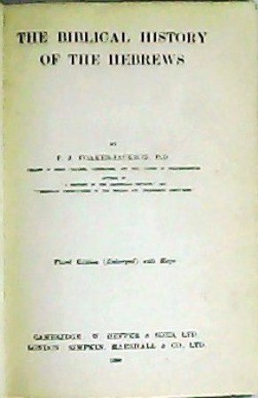 The Biblical History of the Hebrews. Third edition (Enlarged) with … | Immagine principale