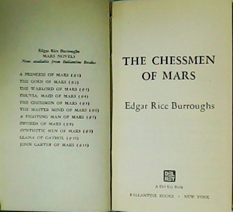The chessmen of mars.