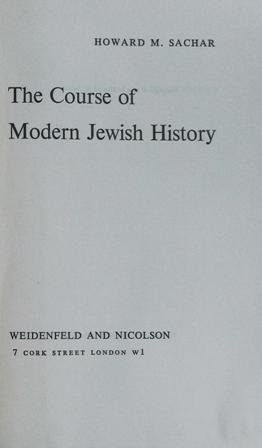 The Course of Modern Jewish History. ���� | Immagine principale