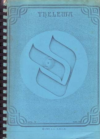 THELEMA. VOL. 3, NO. 2. LXXVII Comentario: Nevio Viola, Frater …
