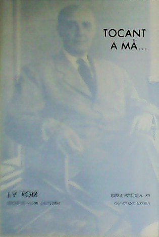 Tocant a mà. Obra Poètica XII. | Immagine principale