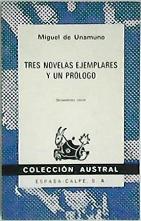 Tres novelas ejemplares y un prólogo.