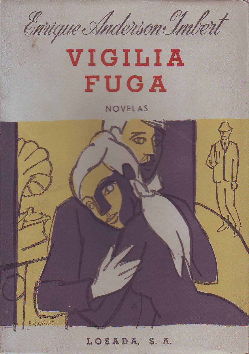 Vigilia. Fuga. Novelas. Cubierta de Baldessari.