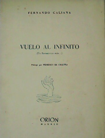 Vuelo al infinito. (Un Romancero más.). Prólogo por Federico de …