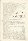 ALBA POMPEIA Anno II, Fascicolo II, II Semestre 1981