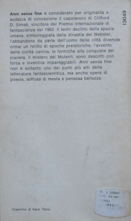 ANNI SENZA FINE