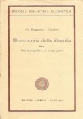 BREVE STORIA DELLA FILOSOFIA vol. III: Dal Romanticismo ai nostri giorni