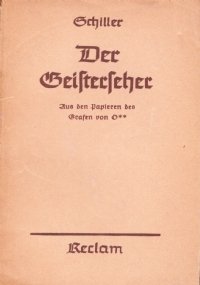 DER GEISTERSEHER. Aus den papieren des grafen von O.