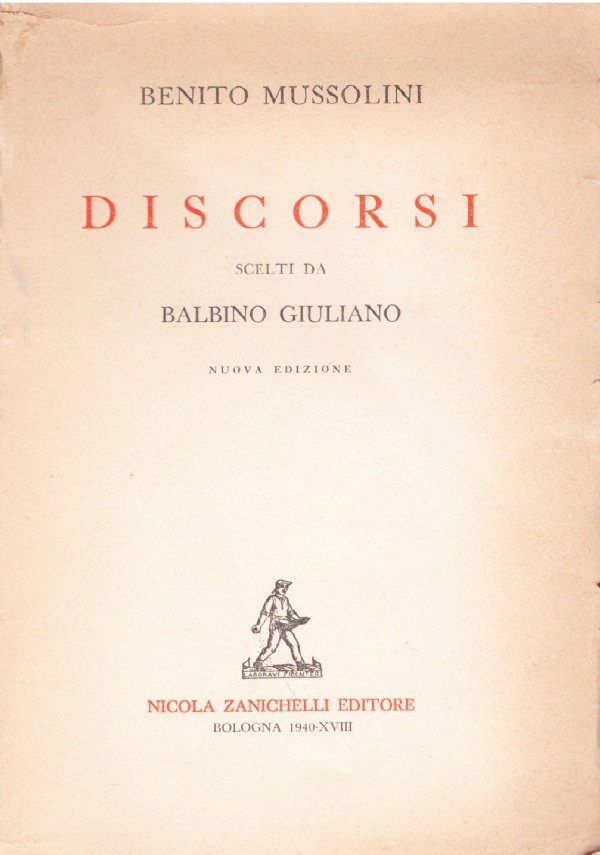 DISCORSI scelti da Balbino Giuliano